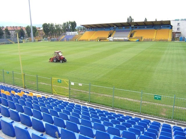 Budowa stadionu w Bielsku-Białej [ZDJĘCIA]