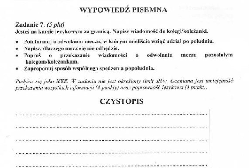 10 maja 2012 r. maturzyści pisali egzamin maturalny z języka...