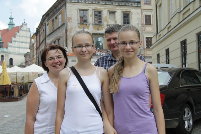 Turyści z Bydgoszczy: Mirela, Bogusław, Joanna i Hanna
