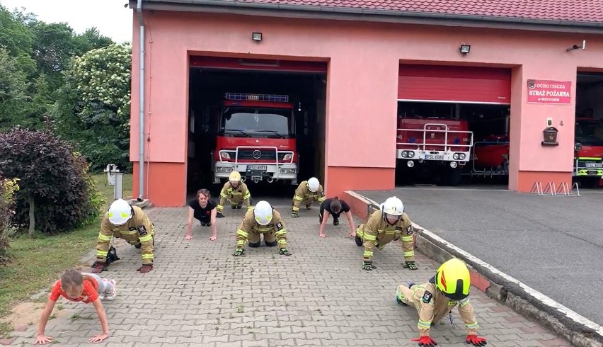 #GaszynChallenge na terenie powiatu słubickiego. Tak służby pompują w szczytnym celu!  