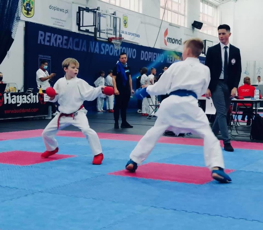 Antoni Skiba zdobył brązowy medal w kumite chłopców 10-11 lat -32 kg