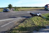 Wypadek motocyklisty na drodze Rutki - Dębnik [zdjęcia]