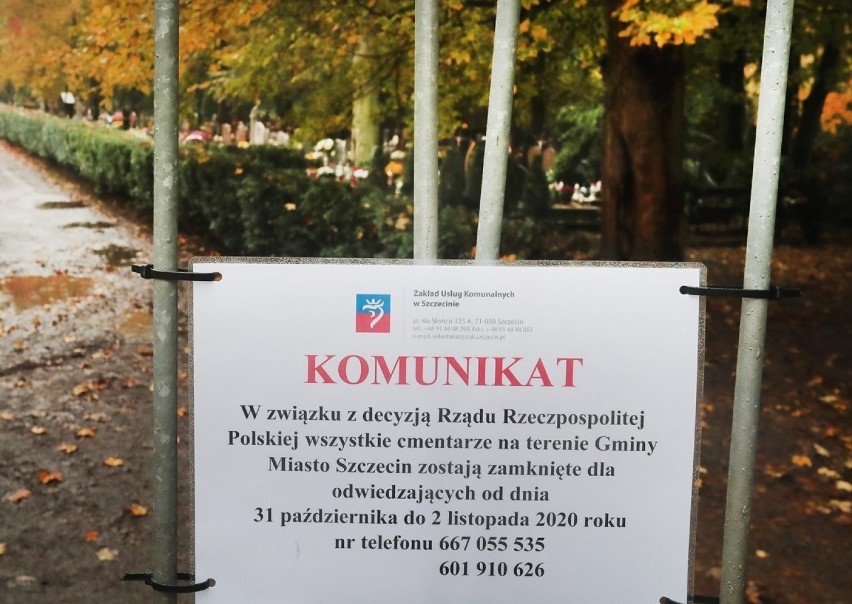 Szczecin. Cmentarze zamknięte a co z przedsiębiorcami? "Wszystko poszło w piach"