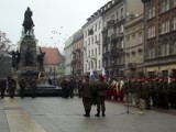 Powitanie żołnierzy XI zmiany PKW w Krakowie