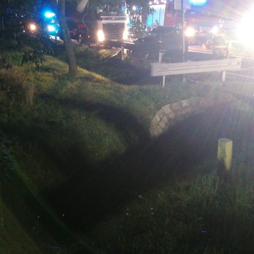 Wypadek na drodze krajowej nr 94 w Zielęcicach