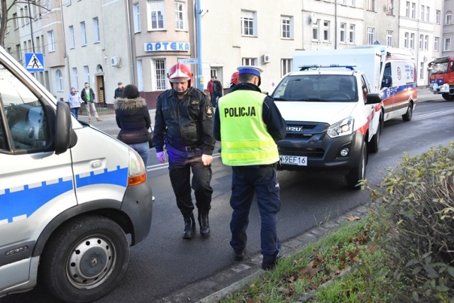 Wypadek na ulicy Chojnowskiej w Legnicy.