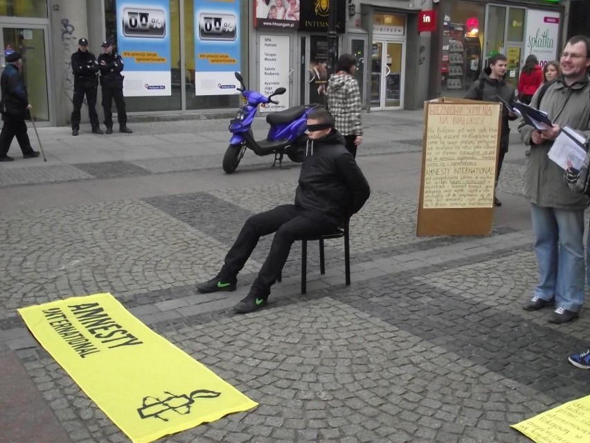 Wrocław: Chcą zniesienia kary śmierci na Białorusi (ZDJĘCIA)