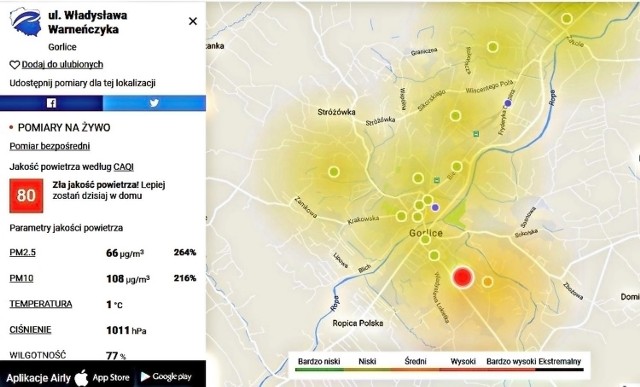 Powietrze w Gorlicach nie jest takie czyste jak się wydawało | Gorlice  Nasze Miasto