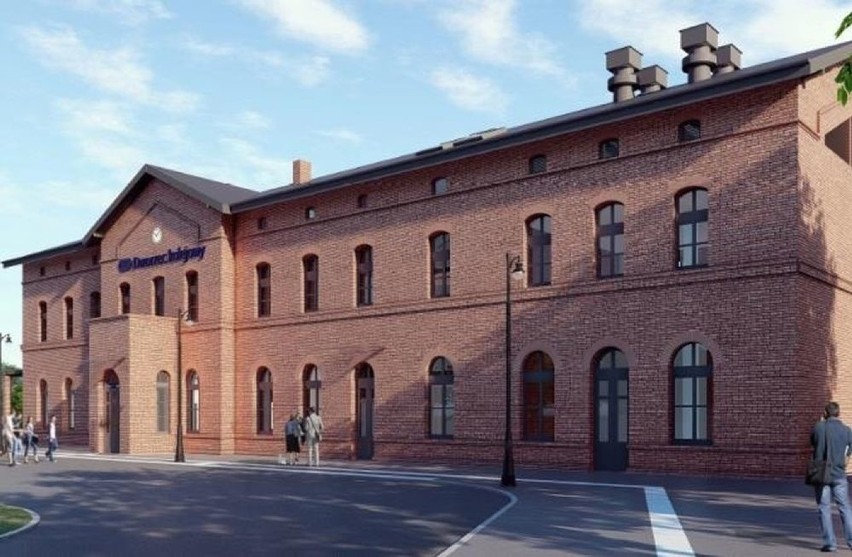 Dworzec kolejowy w Mogilnie zostanie odnowiony. Zobacz jak będzie się prezentował [zdjęcia]