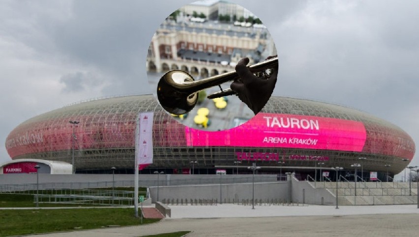 Hejnał krakowski ma zabrzmieć z dachu Tauron Areny Kraków.