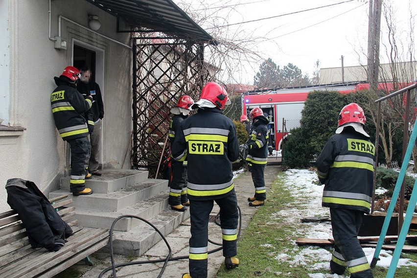Bielsko-Biała: pożar przy ul. Srebrnej, spaliła się kosiarka