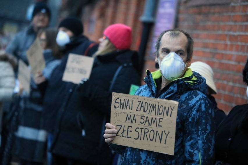 22.11.2017 torun 
protest antysmogowy
smog protest urzad...