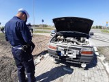 Pożar samochodu w Szczecinku. Szybka akcja strażaków [zdjęcia]