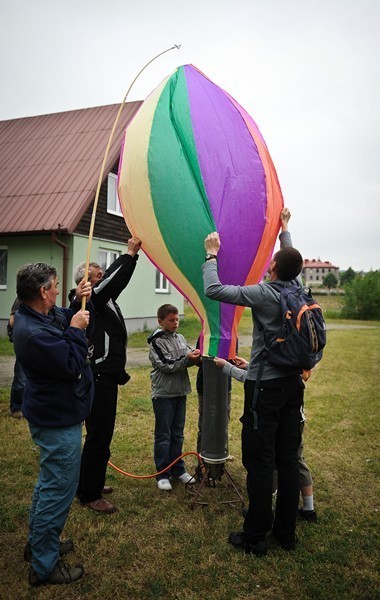 Kolorowe balony nad Przemyślem