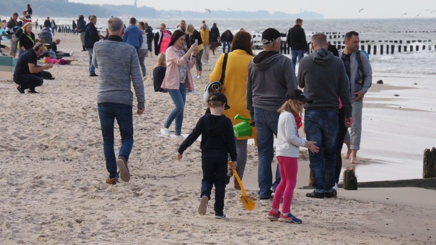 Sobota na plaży w Mielnie