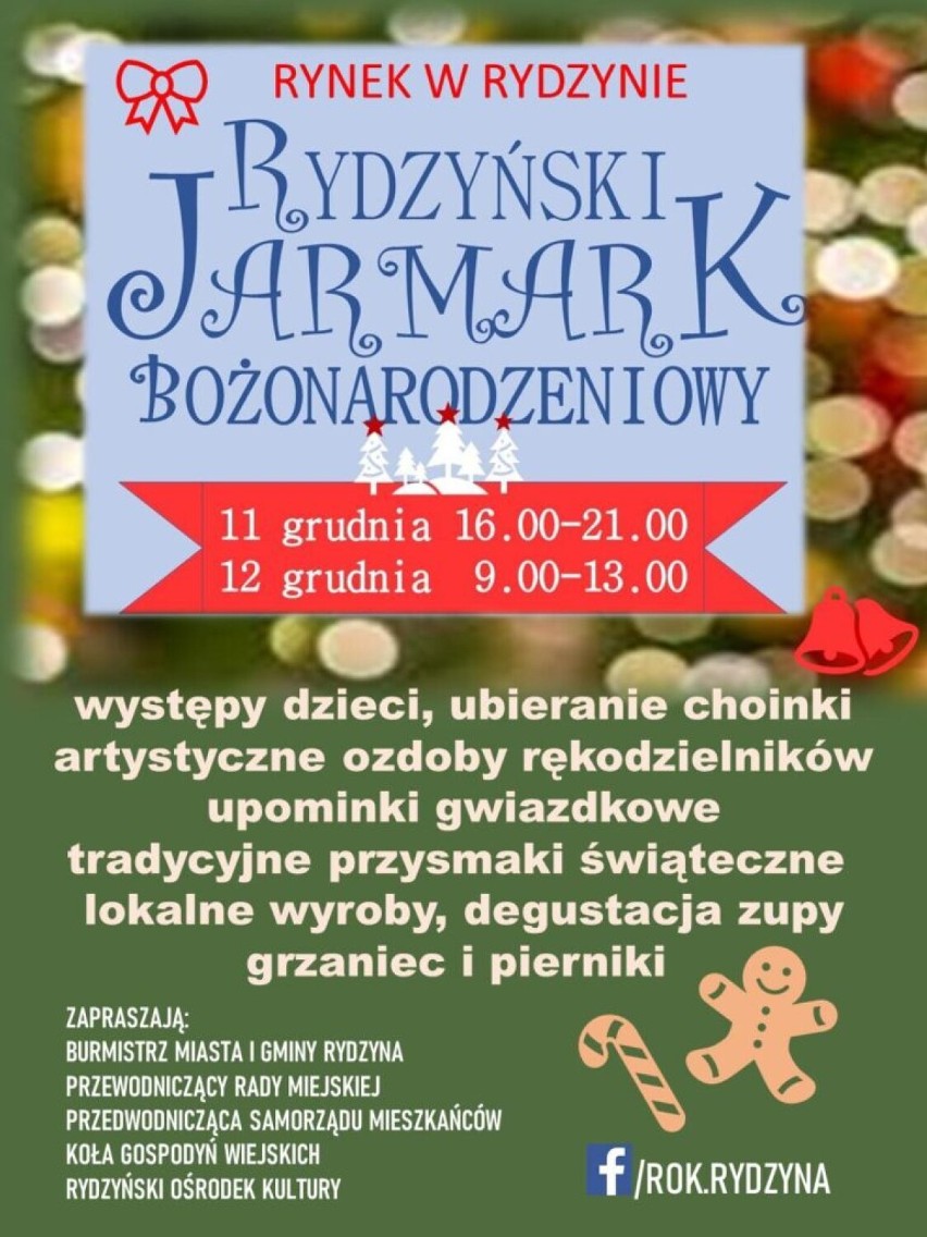 11 i 12 grudnia zaplanowano Rydzyński Jarmark...