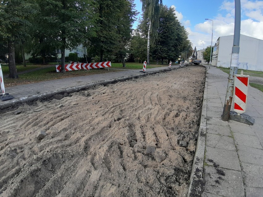 Ulica Koszalińska, jej przebudowa będzie kończona w roku...