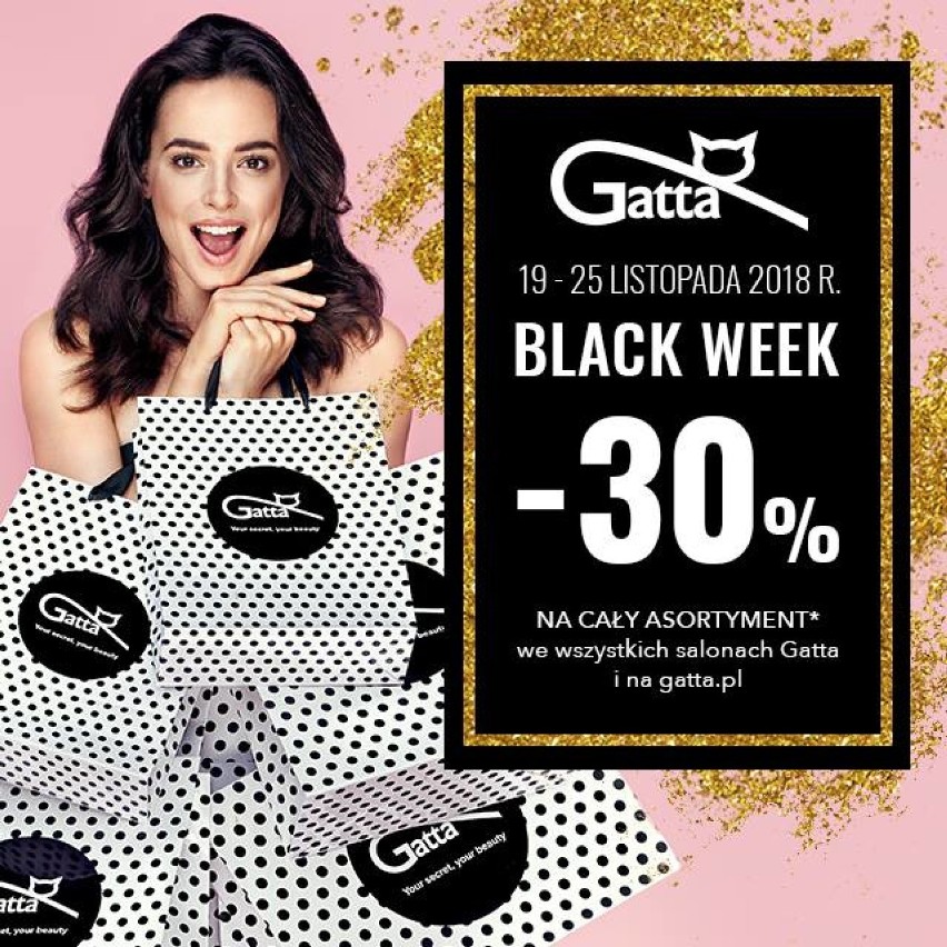 Salon GATTA z okazji Black Friday oferuje przez cały tydzień...