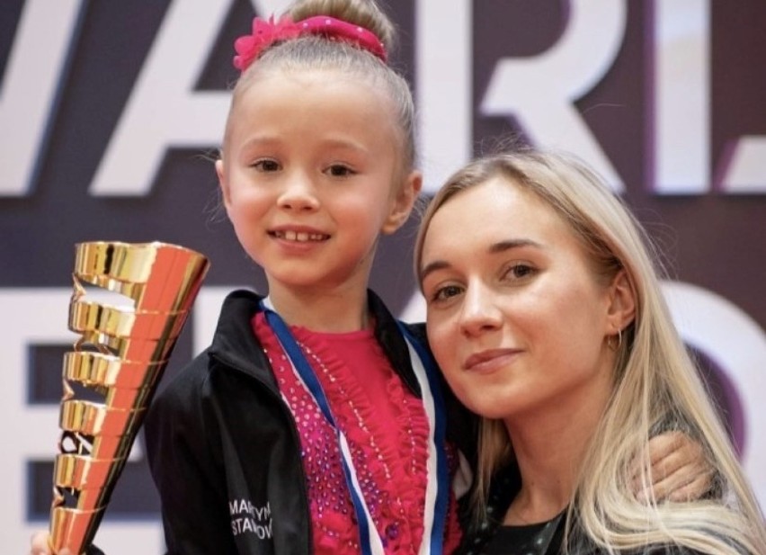 6-letnia Martynka Stawowy wicemistrzynią świata. Jej mama,...