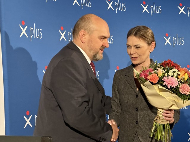 Dariusz Matyśkiewicz, lider PLUS-a ogłosił poparcie ugrupowania dla Marioli Czechowskiej w wyborach samorządowych