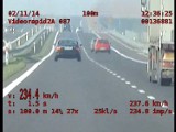 Kierowca jechał na S3 jechał 234 km/h [ZDJĘCIA]