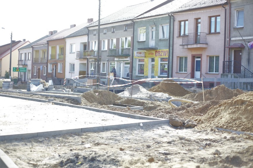 Trwa remont drogi krajowej nr 63 w Kolnie