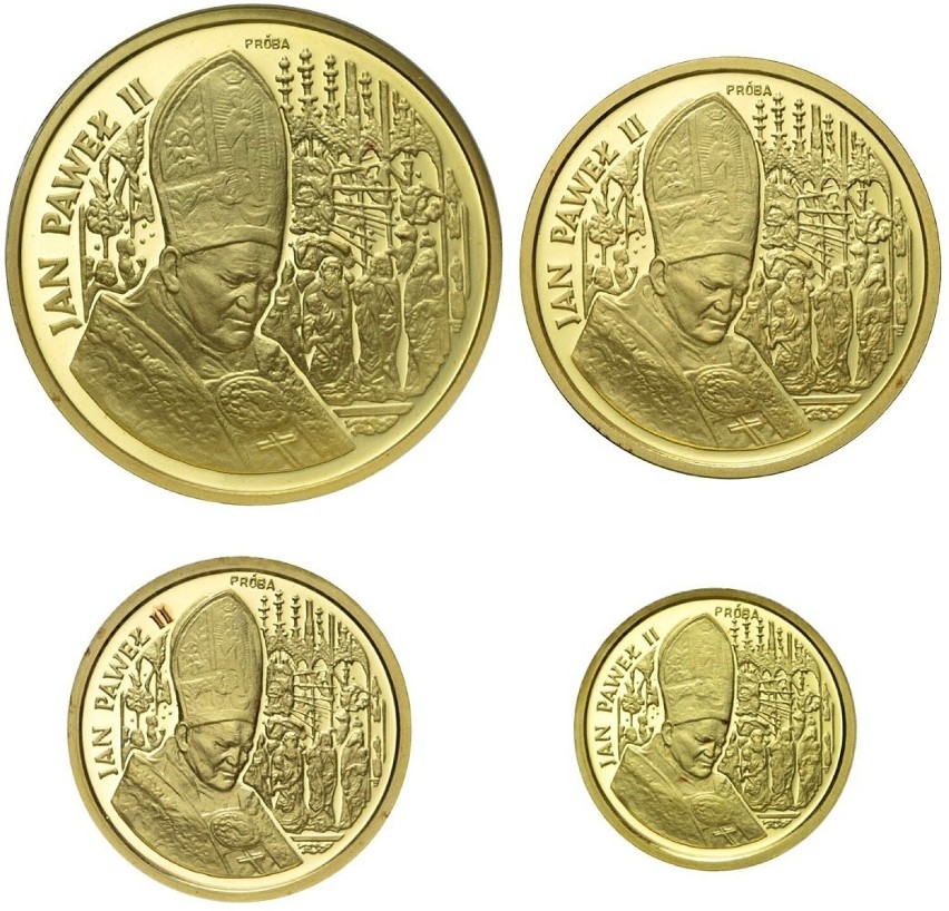 Przykładem może być 12-uncjowa papieska moneta z 1991 roku....