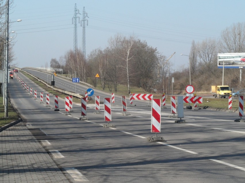 Bytom: Utrudnienia drogowe ul. Wrocławska. Remont wiaduktu