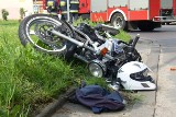 Wypadek motocyklisty na Lutomierskiej. Sprawca bez prawka [ZDJĘCIA]