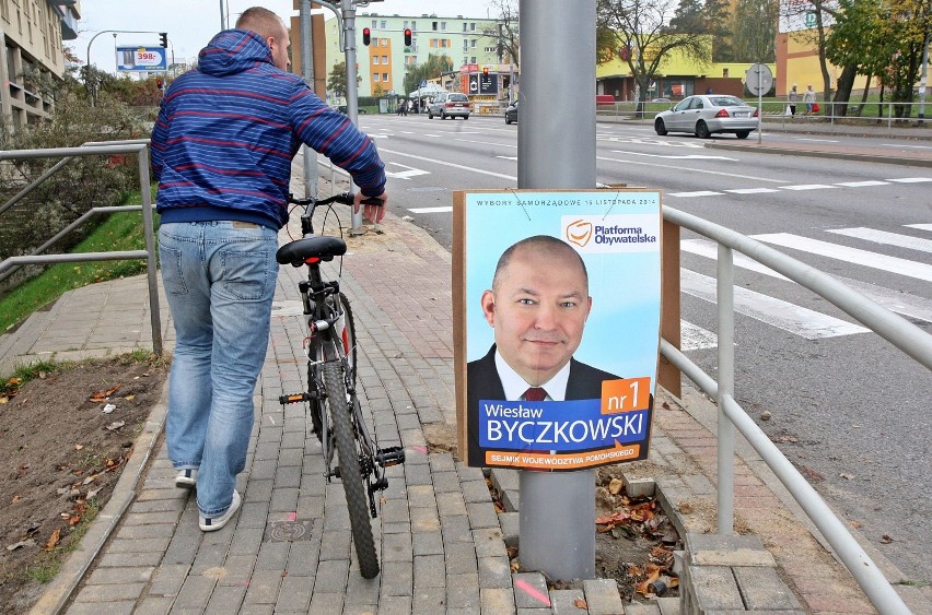 Plakaty wyborcze w Gdyni