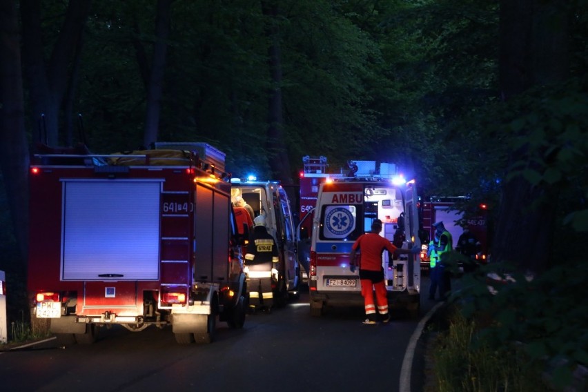 Poważny wypadek na drodze wojewódzkiej nr 313 w powiecie wolsztyńskim