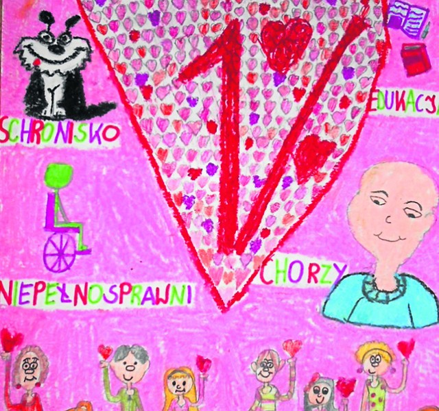 Autorką tego rysunku jest Otylia Pietrzyk (10 lat) ze Szkoły Podstawowej nr 2 w Sztumie
