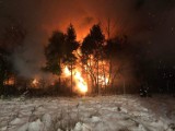 Pożar stogu siana i garażu w Nadole           