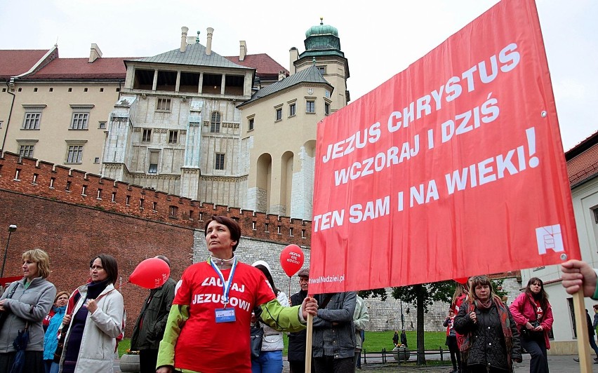 Marsz dla Jezusa w Krakowie.