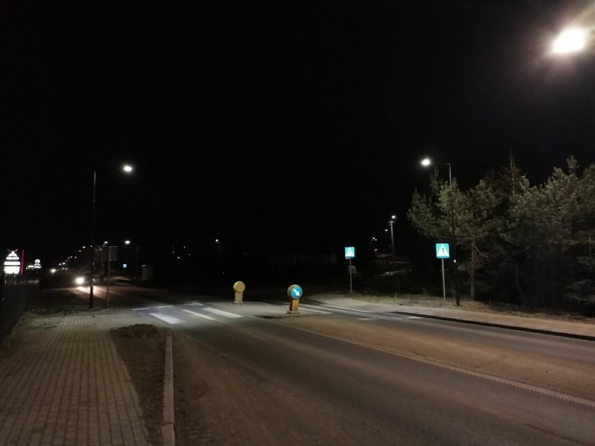 Nowe oświetlenie na dwóch przejściach dla pieszych w Przodkowie
