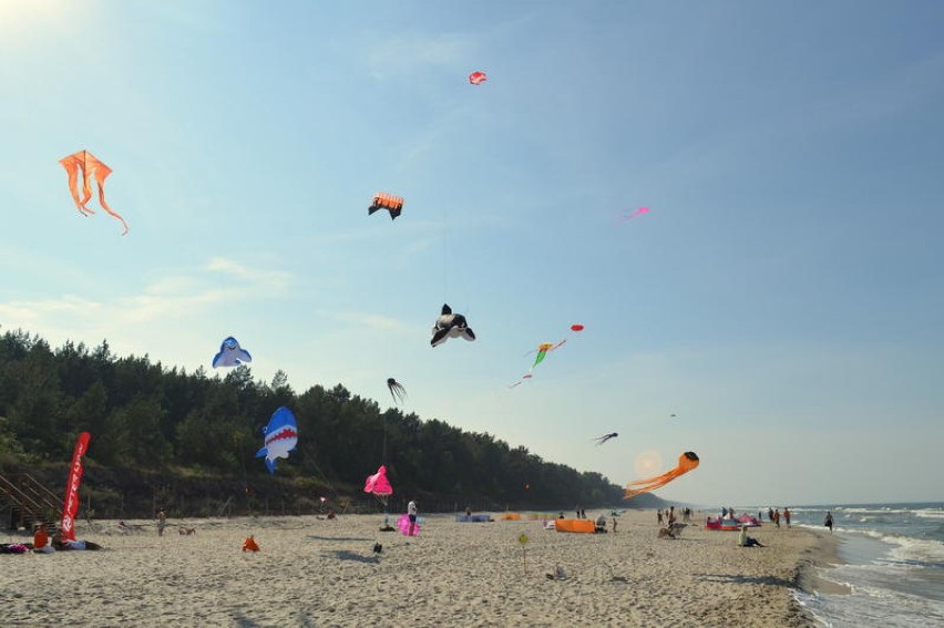 Kite Weekend 2014 z latawcami na Mierzei Wiślanej
