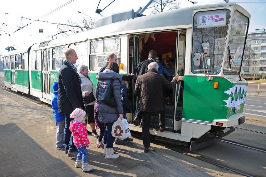 Bajkowy Tramwaj na ulicach Poznania