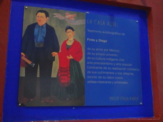 Frida Kahlo i Diego  Rivera to para najbardziej znanych  meksykańskich artyst&oacute;w malarzy. Tu oni oboje, pędzla Fridy
Fot. C. Markiewicz