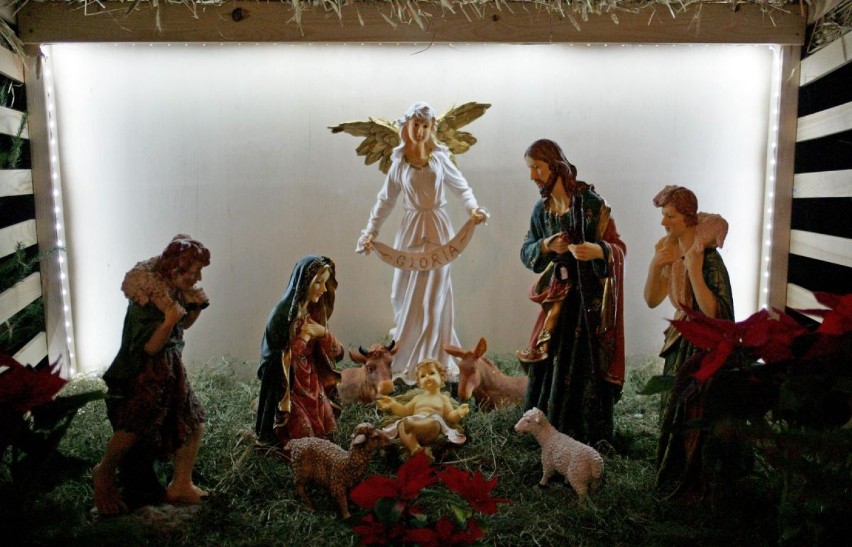 Szopka bożonarodzeniowa w kościele pw. Bożego Ciała w...
