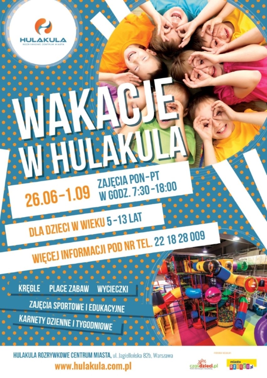 Wakacje w mieście – zabawa w Hulakula