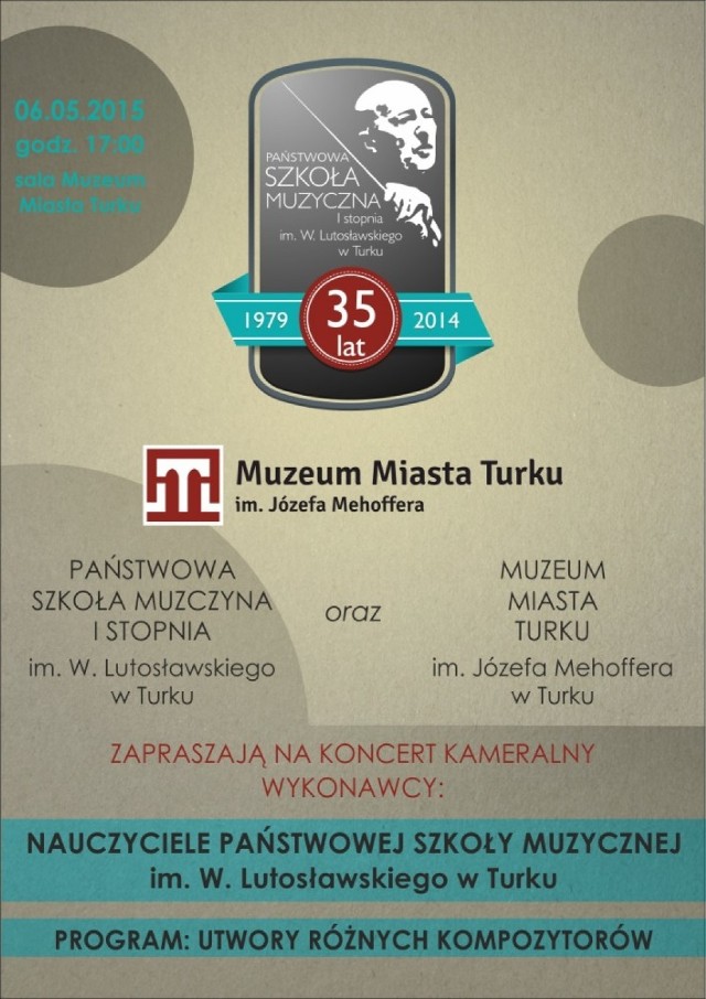 Muzeum w Turku: Koncert kameralny nauczycieli szkoły muzycznej