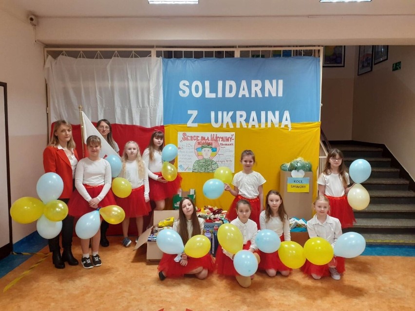 ZS Ostrowiec - solidarni z Ukrainą