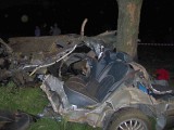 Wypadek w Dąbrowicach Starych. Nie żyje kierowca [ZDJĘCIA]