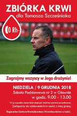 Pilnie potrzebna krew dla Tomasza Szcześniaka - trenera Stali!