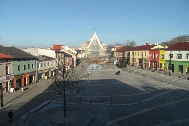 Rynek w Jaworznie. Trwają poprawki, projektant zadowolony, przedsiębiorcy nie