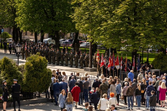 Uroczystości 3 Maja w Radomiu. Więcej na kolejnych zdjęciach.