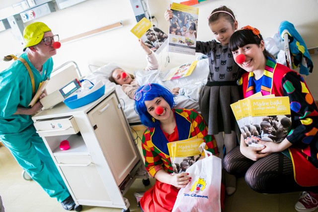 Kolorowanki zostały przekazane do Wojewódzkiego Szpitala im. L. Rydygiera, Szpitala Specjalistycznego dla Dzieci i Dorosłych i Specjalnego Ośrodka Szkolno–Wychowawczego