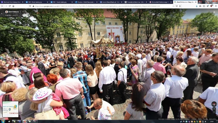 Stary Rynek i ulica Zduńska w Łowiczu na Google Street View. Kogo złapała kamera? [ZDJĘCIA]