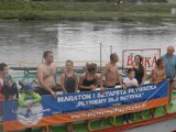 Roman Bartkowiak "płyniemy dla Patryka" 20 - 21.07 maraton i sztafeta Ksawerów - Śrem. 130 km Wartą