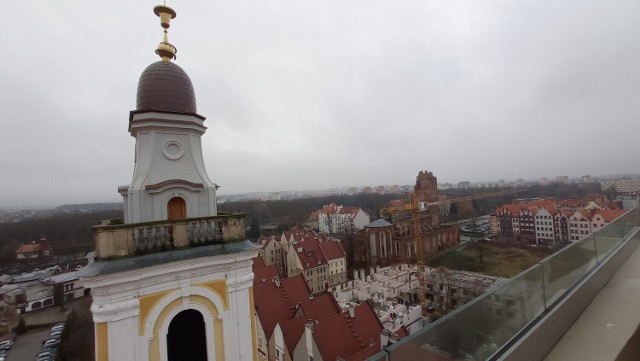 Tak wygląda miasto z wieży kościoła